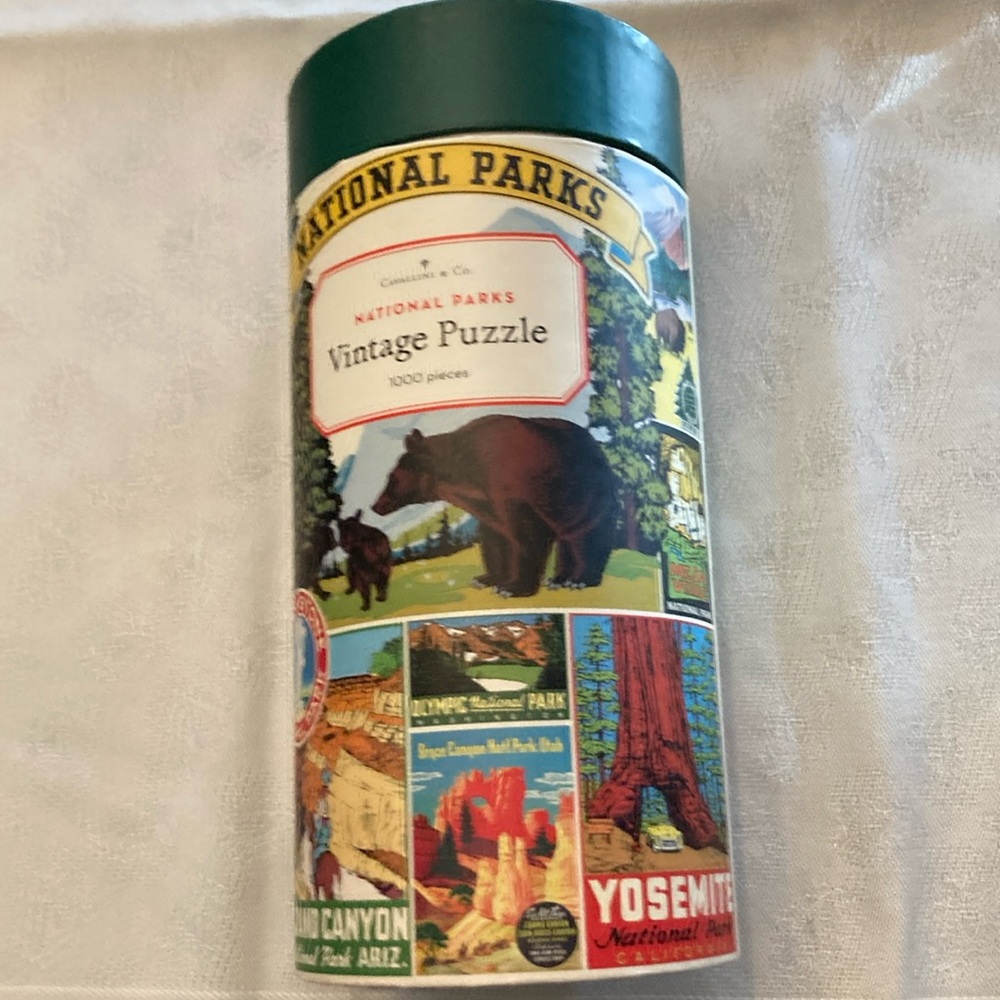 Cavallini & Co National Parks Vintage Poster Puzzle